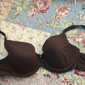Victoria's Secret Brown T-Shirt Bra with Underwire Support
